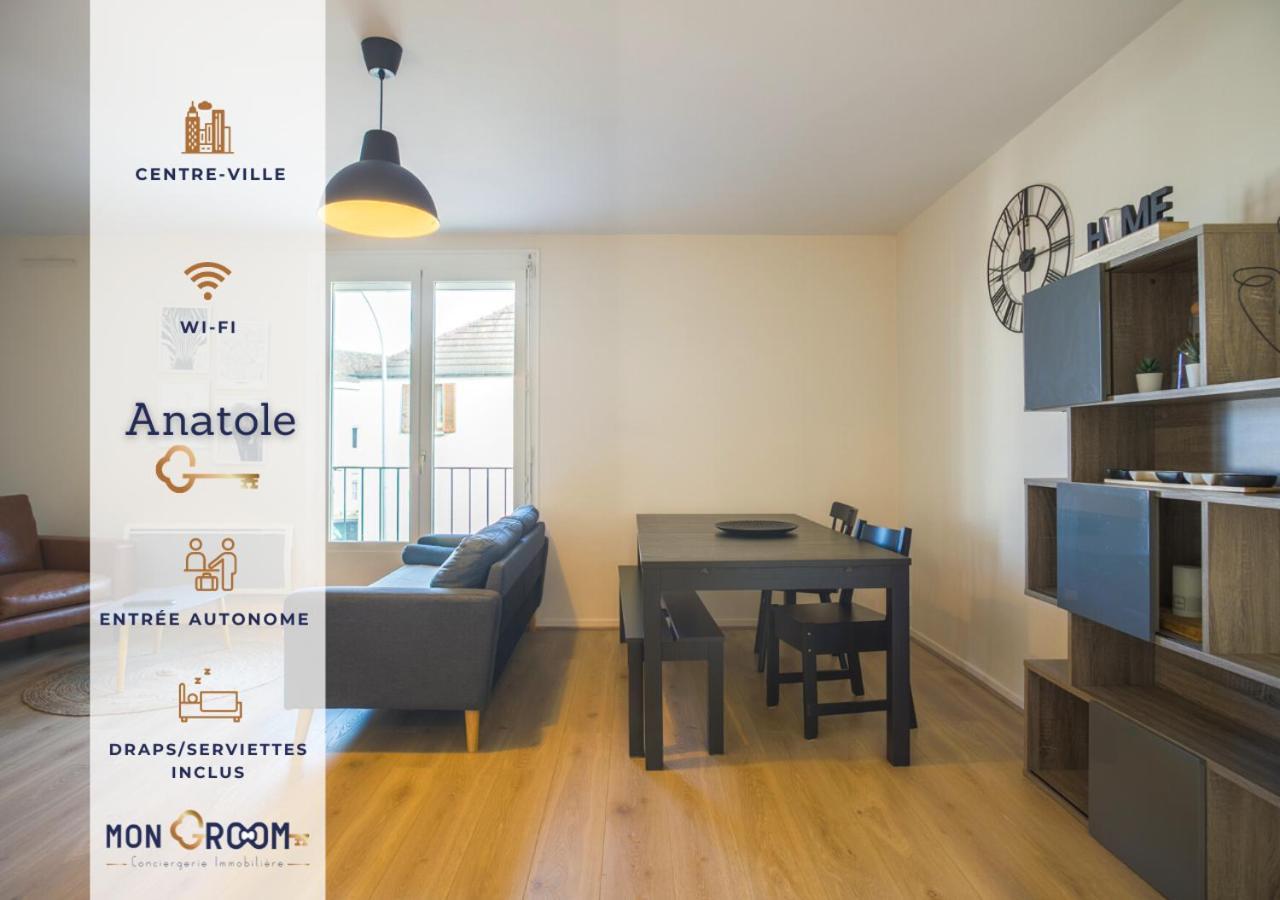 L'Anatole - Wifi - Parking - Centre Ville Troyes Kültér fotó